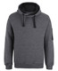 Charcoal Marle / Black - Front - 6CFH - JB's 350 Trade Hoodie