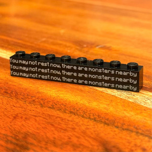 You May Not Rest Now.. Badge Brick