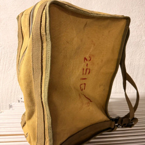 WWII USN TBX Radio Bag Navajo Code Talker Unit Marked CWP 10027A