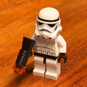 Imperial Stormtrooper I - Black Head, Dotted Mouth Helmet - sw0188