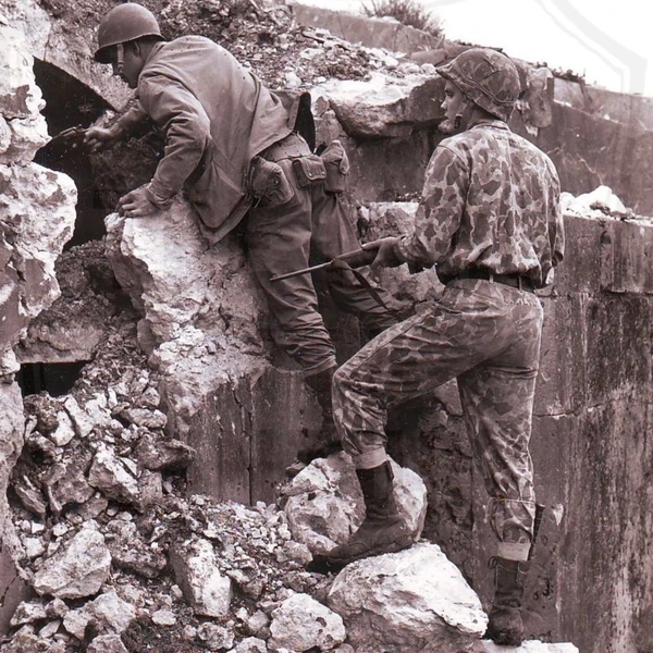 WWII US Marine Scout - Okinawa 1945