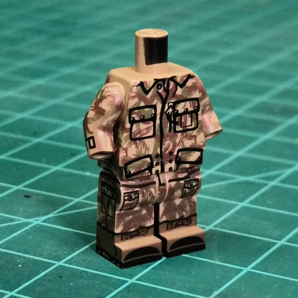 French TAP 47/52 "Lizard" Camo Paratrooper Jumpsuit