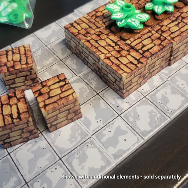 Concrete Sidewalk - 6x6 Tile - 10 pack