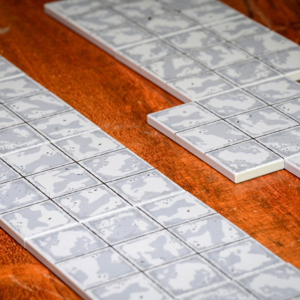 Concrete Sidewalk - 6x6 Tile - 10 pack