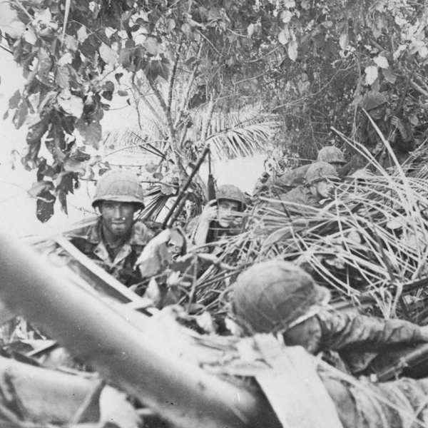 WWII US Marine Raider BAR Gunner  - Bougainville 1943