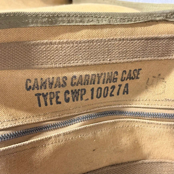 WWII USN TBX Radio Bag Navajo Code Talker Unit Marked CWP 10027A