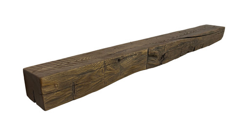 2359 Reclaimed Floating Mantel, 4 x 5.25 x 54, Solid Pine, Over 120 years