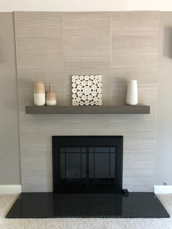 Rustic Floating Wood Shelf