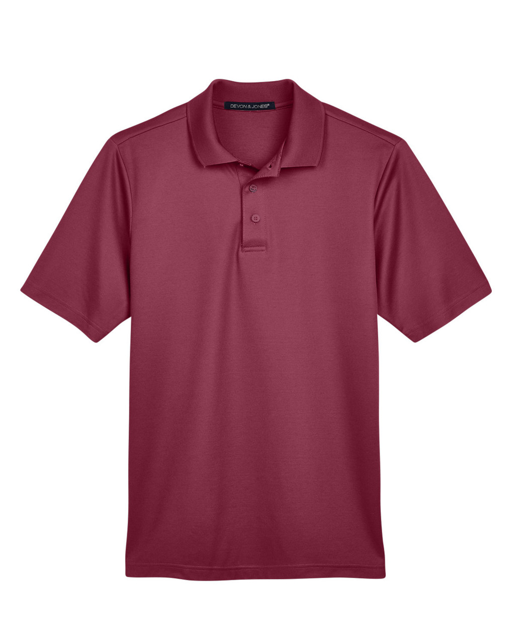 Devon & Jones CrownLux Performance® Men's Plaited Polo