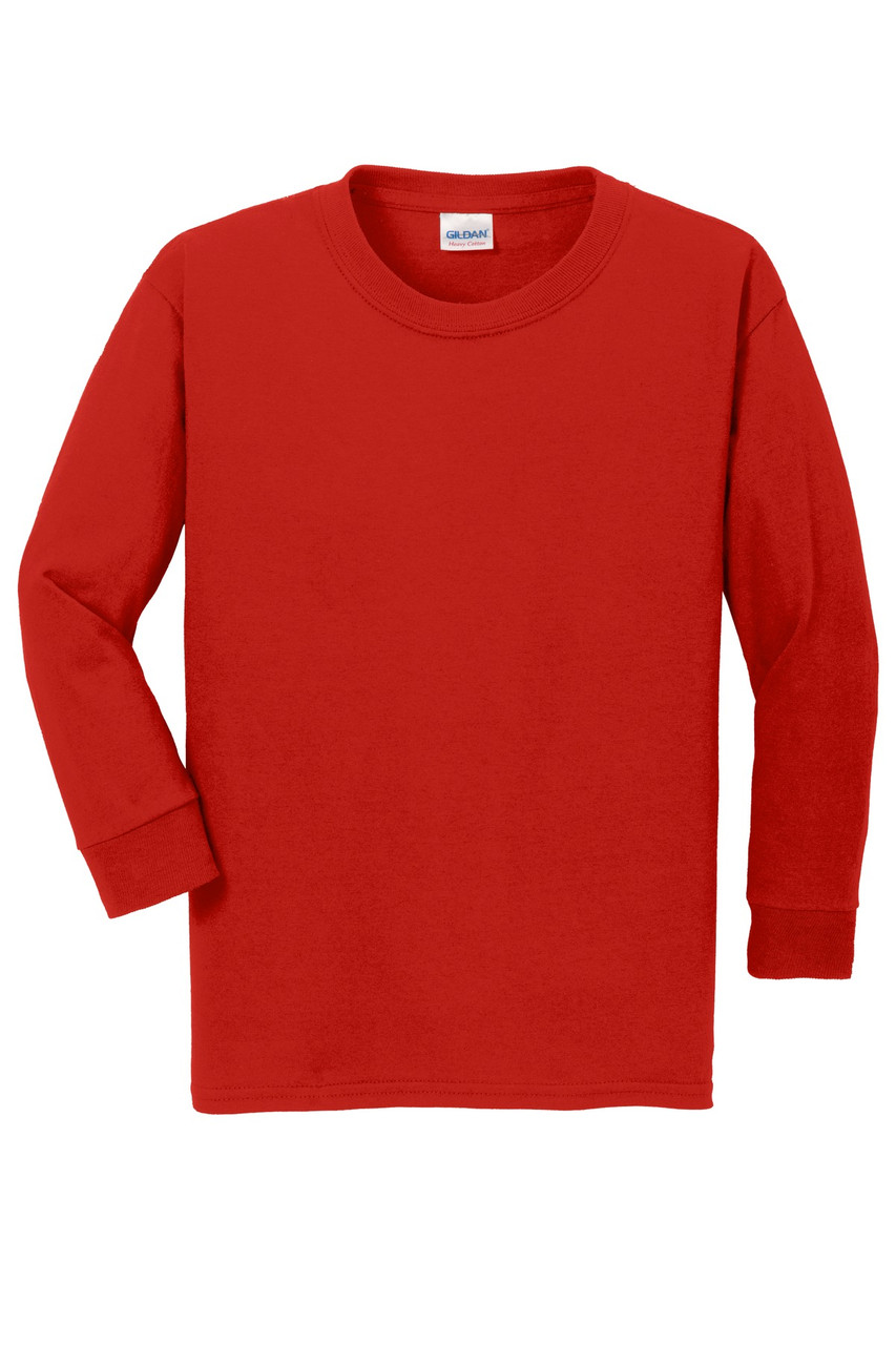 Gildan Youth Heavy Cotton Long Sleeve T-Shirt