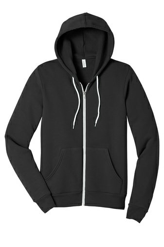BC3739 - BELLA+CANVAS Unisex Sponge Fleece Full-Zip Hoodie