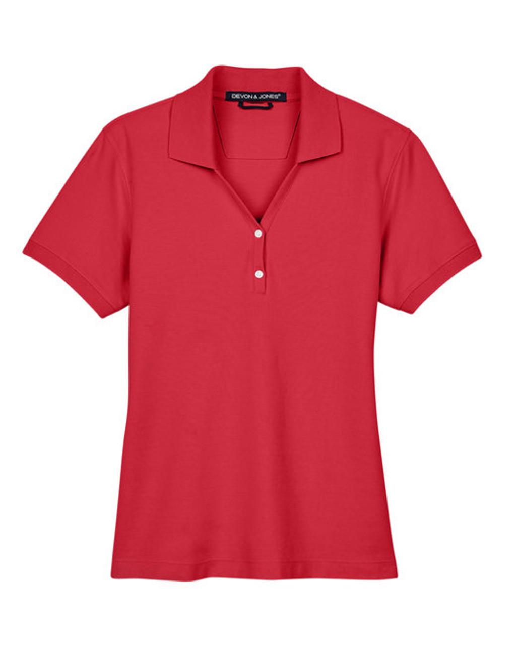 トップス Shawl Collar S/S Polo - Cotton Pique M D100 - Men's Pima Piqué Short-Sleeve Polo