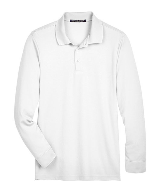 【オフホワイト（15）】Devin Polo Devon & Jones DG20L - Men's CrownLux Performance® Plaited Long