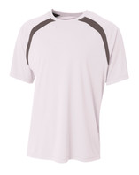 N3001 - A4 Spartan Short Sleeve Color Block Crew