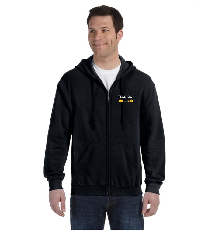 Teaspoon Unisex Adult Heavy Blend™ 8 oz., 50/50 Full-Zip Hooded Sweatshirt