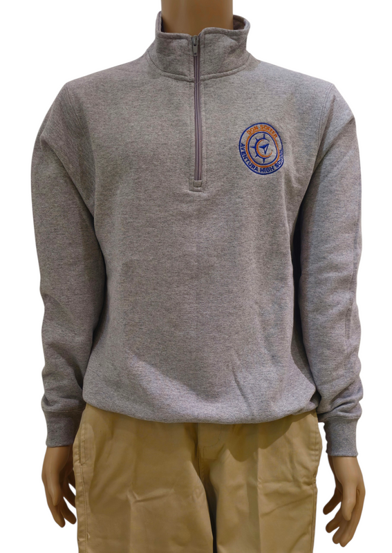 DSAHS 1/4 Zip Ash Grey