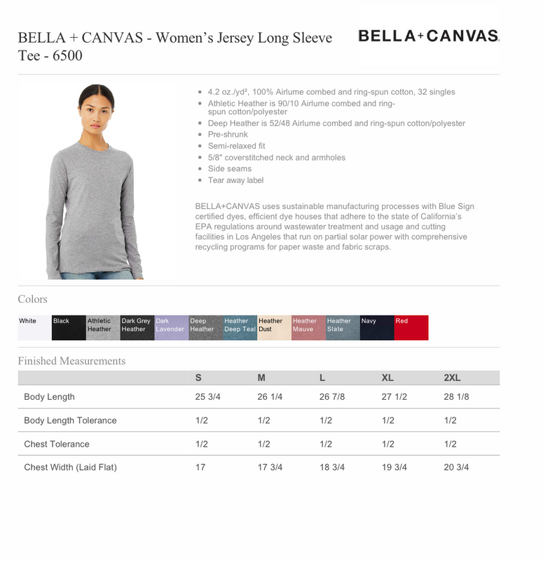 Bella & Canvas long sleeve