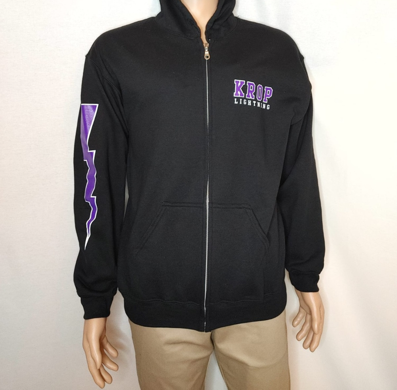 Krop Unisex Full Zip Hoodie