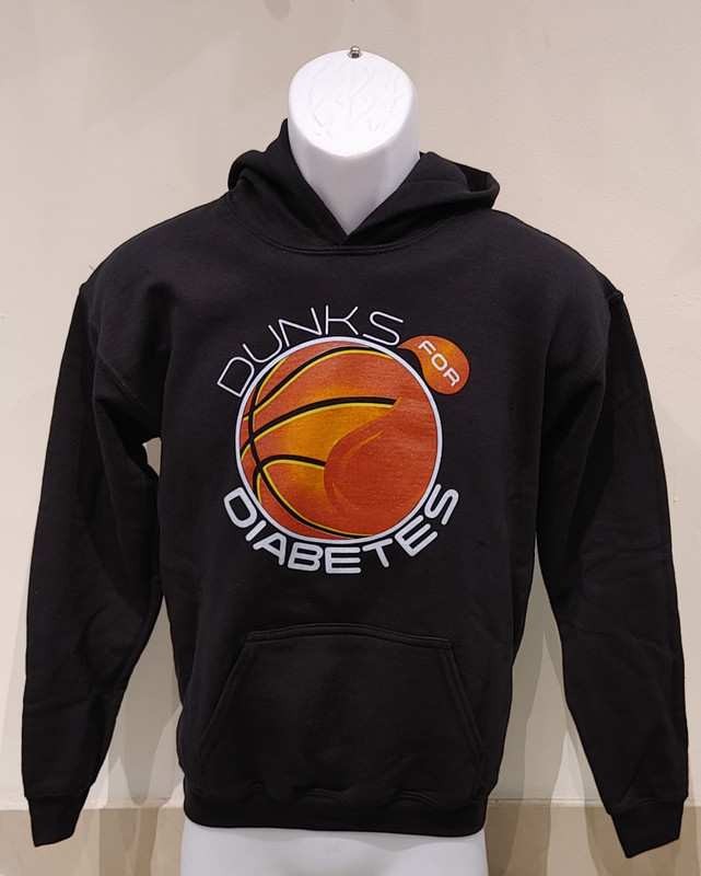 Gildan Basketball Logo Heavy Blend Hooded Sweatshirt (Youth)