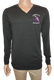 Krop Unisex V-Neck L/S