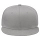 125-1038 - OTTO Superior Cotton Twill Round Flat Visor "OTTO SNAP" Six Panel Pro Style Snapback Hat