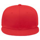 125-1038 - OTTO Superior Cotton Twill Round Flat Visor "OTTO SNAP" Six Panel Pro Style Snapback Hat