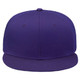 125-1038 - OTTO Superior Cotton Twill Round Flat Visor "OTTO SNAP" Six Panel Pro Style Snapback Hat