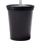 16 oz. Plastic Stadium Cups with Lid and Straw