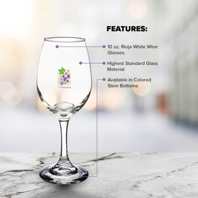 10 oz. Rioja White Wine Glasses