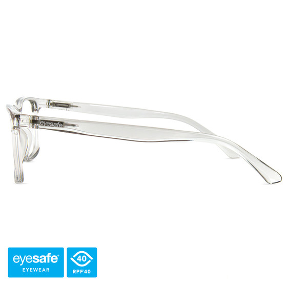 Eyesafe Blue Light Glasses - Gloss Crystal Square
