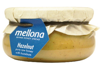 Mellona Raw Hazelnut Honey (115g) - Stamoolis Brothers Co.