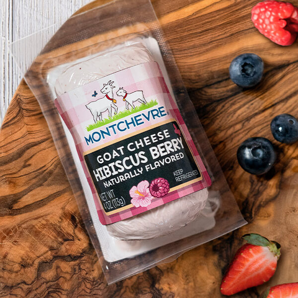 Montchevre Goat Cheese Log Hibiscus Berry (4oz) (IN STORE PICKUP