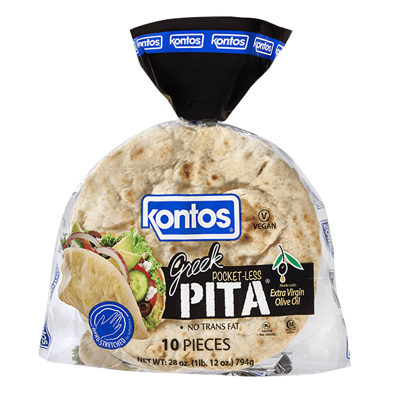 Pocketless oil pita 5ct Kontos