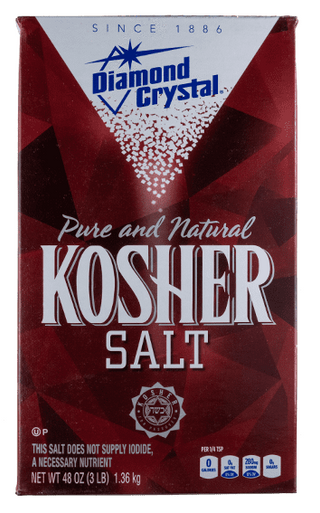 diamond crystal pure and natural kosher salt