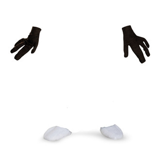 Disguise Disney Olaf Child Costume Kit, Gloves and Shoe Covers ONLY