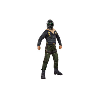 Marvel Deluxe Vulture Muscle Jumpsuit w/Boot Tops 1/2 Mask Child S 4-6