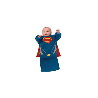 Superman Man Of Steel Bunting Costume, Infant Newborn 0-9