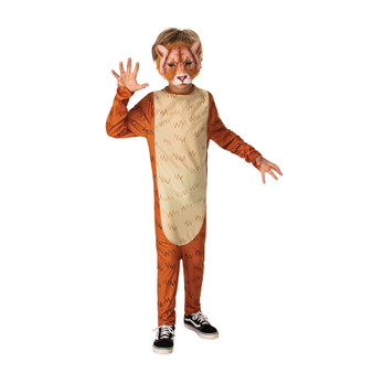 Rubie's Halloween Sensations Lion Costume Jumpsuit, Mask Child Size L 12-14