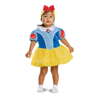 Disguise Snow White Deluxe Infant Costume Dress & Headband Polyester 6-12 Months