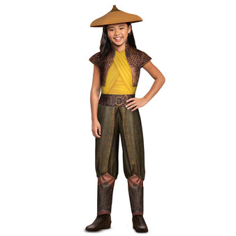 Disguise Raya And The Last Dragon Girls Classic Costume, Size M (7-8)