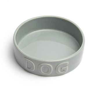 Park Life Designs Classic Grey Small Dog Pet Bowl 2 Cup