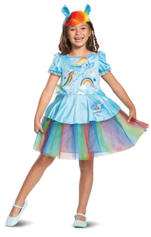 Disguise Rainbow Dash Tutu Deluxe Child Girl Costume, Size XS (3T-4T)