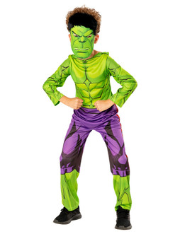 Rubies MARVEL Child Green Collection Hulk, Large (7Y-8Y)