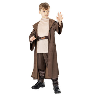 Rubies Star Wars Deluxe Child's Obi Wan Kenobi Costume - 5Y-6Y