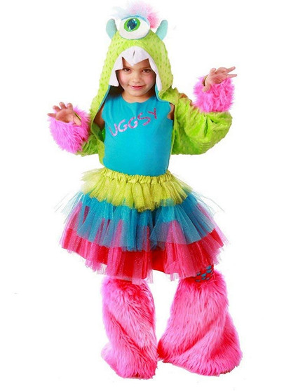 Child "Uggsy" MonStar Set -Size: 6/8 Shrug-Skirt-Tee-Warmer