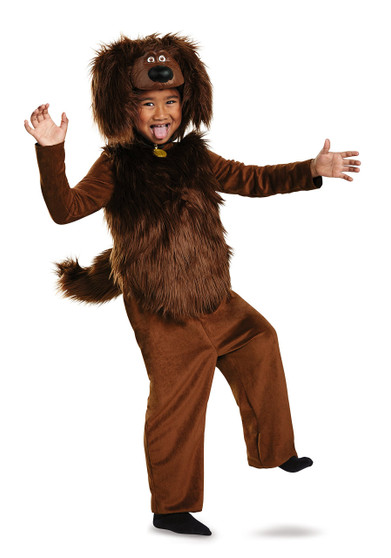 Secret Life of Pets Duke Deluxe Jumpsuit w/Headpiece Child Size X-Small 3T-4T