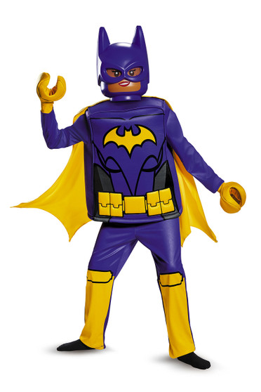 Disguise Batgirl Lego Movie Deluxe Costume, Black, Medium (7-8)