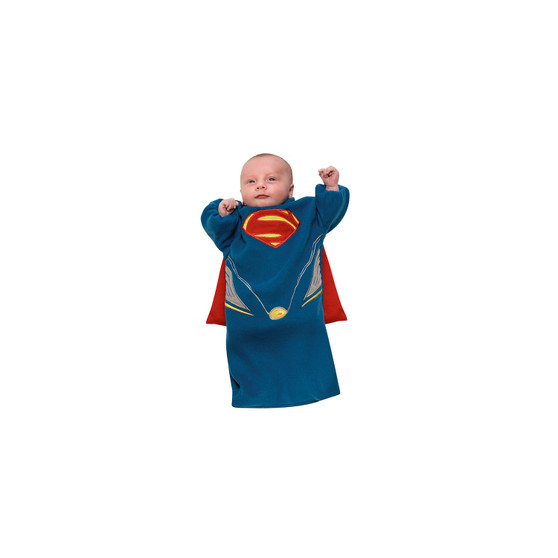 Superman Man Of Steel Bunting Costume, Infant Newborn 0-9