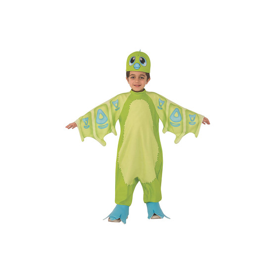 Hatchimals Draggle Jumpsuit w/Attached Tail Shoe Covers, Size Small