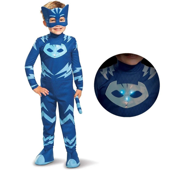 Disguise PJ Masks Catboy Deluxe Light-Up Costume w/Batteries Toddler S (2T)